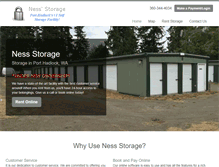 Tablet Screenshot of ness-storage.com